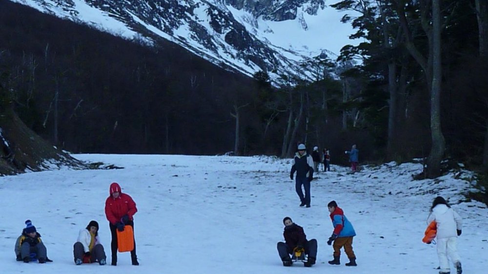 Lección de esquí o snowboard - Marcial glacial