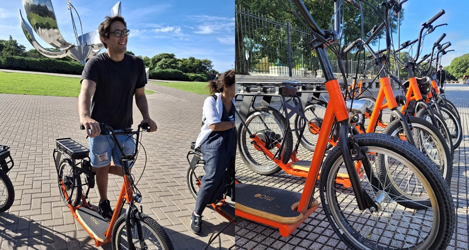 NORTE E SUL DE E-SCOOTER (MEIO PERIODO)